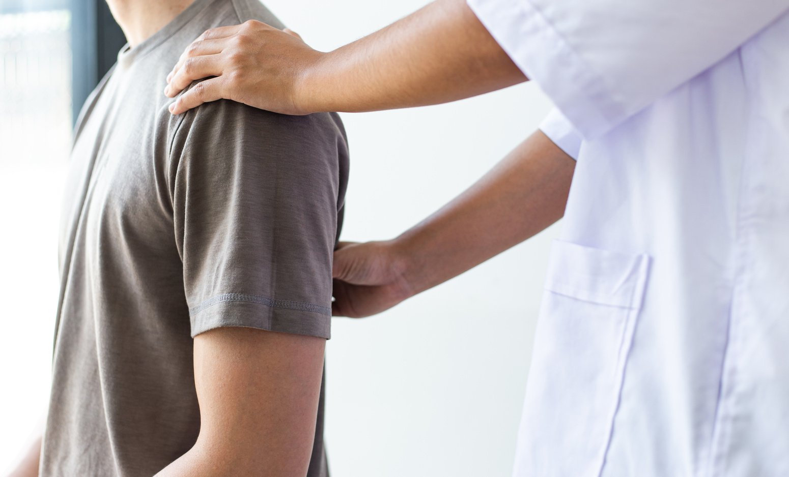 Physiotherapist Checking a Patient